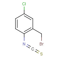 115134-60-6 2-(bromomethyl)-4-chloro-1-isothiocyanatobenzene chemical structure
