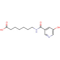 325970-23-8 7-[(5-hydroxypyridine-3-carbonyl)amino]heptanoic acid chemical structure