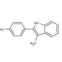 102547-49-9 2-(4-bromophenyl)-3-methyl-1H-indole chemical structure