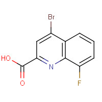 1314143-31-1 4-bromo-8-fluoroquinoline-2-carboxylic acid chemical structure
