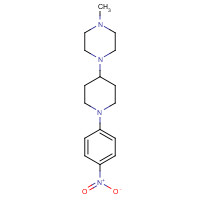 959795-69-8 1-methyl-4-[1-(4-nitrophenyl)piperidin-4-yl]piperazine chemical structure