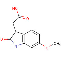 885272-28-6 2-(6-methoxy-2-oxo-1,3-dihydroindol-3-yl)acetic acid chemical structure