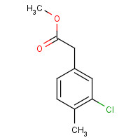 1261677-15-9 methyl 2-(3-chloro-4-methylphenyl)acetate chemical structure