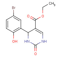 948584-68-7 ethyl 4-(5-bromo-2-hydroxyphenyl)-2-oxo-3,4-dihydro-1H-pyrimidine-5-carboxylate chemical structure
