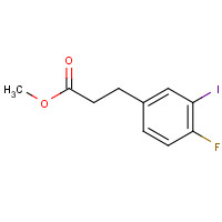 1261880-43-6 methyl 3-(4-fluoro-3-iodophenyl)propanoate chemical structure