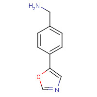 672324-91-3 [4-(1,3-oxazol-5-yl)phenyl]methanamine chemical structure