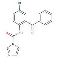 150878-28-7 N-(2-benzoyl-4-chlorophenyl)imidazole-1-carboxamide chemical structure