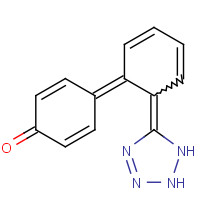 150368-30-2 4-[6-(1,2-dihydrotetrazol-5-ylidene)cyclohexa-2,4-dien-1-ylidene]cyclohexa-2,5-dien-1-one chemical structure