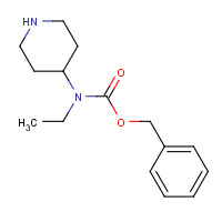 220395-87-9 benzyl N-ethyl-N-piperidin-4-ylcarbamate chemical structure