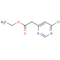 1261542-34-0 ethyl 2-(6-chloropyrimidin-4-yl)acetate chemical structure