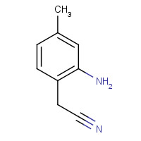 861068-42-0 2-(2-amino-4-methylphenyl)acetonitrile chemical structure