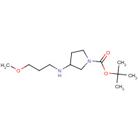 887587-38-4 tert-butyl 3-(3-methoxypropylamino)pyrrolidine-1-carboxylate chemical structure