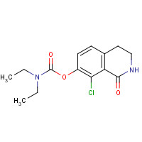 1616288-97-1 (8-chloro-1-oxo-3,4-dihydro-2H-isoquinolin-7-yl) N,N-diethylcarbamate chemical structure