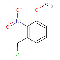 53055-06-4 1-(chloromethyl)-3-methoxy-2-nitrobenzene chemical structure