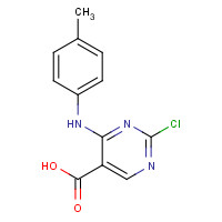 227449-25-4 2-chloro-4-(4-methylanilino)pyrimidine-5-carboxylic acid chemical structure