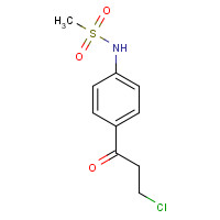 107037-71-8 N-[4-(3-chloropropanoyl)phenyl]methanesulfonamide chemical structure