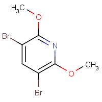 16727-44-9 3,5-dibromo-2,6-dimethoxypyridine chemical structure