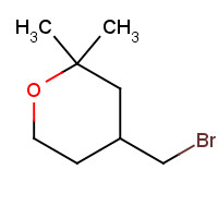 1050494-70-6 4-(bromomethyl)-2,2-dimethyloxane chemical structure