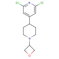 1496582-60-5 2,6-dichloro-4-[1-(oxetan-3-yl)piperidin-4-yl]pyridine chemical structure