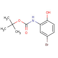 719310-30-2 tert-butyl N-(5-bromo-2-hydroxyphenyl)carbamate chemical structure