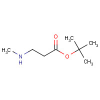 143707-72-6 tert-butyl 3-(methylamino)propanoate chemical structure