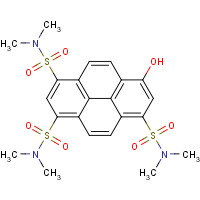 127044-59-1 8-hydroxy-1-N,1-N,3-N,3-N,6-N,6-N-hexamethylpyrene-1,3,6-trisulfonamide chemical structure