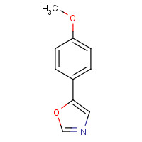 1011-51-4 5-(4-methoxyphenyl)-1,3-oxazole chemical structure