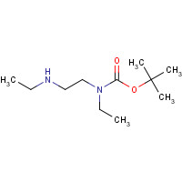 122734-34-3 tert-butyl N-ethyl-N-[2-(ethylamino)ethyl]carbamate chemical structure