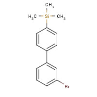 187275-72-5 [4-(3-bromophenyl)phenyl]-trimethylsilane chemical structure