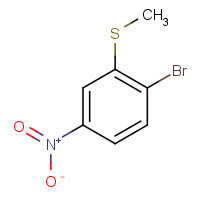 1003709-83-8 1-bromo-2-methylsulfanyl-4-nitrobenzene chemical structure
