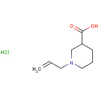 184965-13-7 1-prop-2-enylpiperidine-3-carboxylic acid;hydrochloride chemical structure