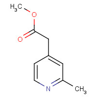 69582-95-2 methyl 2-(2-methylpyridin-4-yl)acetate chemical structure