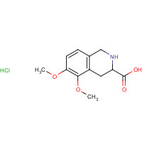 77141-34-5 5,6-dimethoxy-1,2,3,4-tetrahydroisoquinoline-3-carboxylic acid;hydrochloride chemical structure