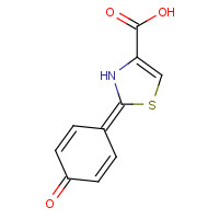 36705-82-5 2-(4-oxocyclohexa-2,5-dien-1-ylidene)-3H-1,3-thiazole-4-carboxylic acid chemical structure