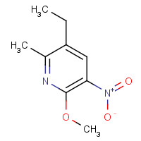 139394-00-6 5-ethyl-2-methoxy-6-methyl-3-nitropyridine chemical structure