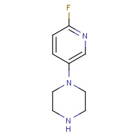 1121610-07-8 1-(6-fluoropyridin-3-yl)piperazine chemical structure