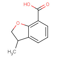 133609-86-6 3-methyl-2,3-dihydro-1-benzofuran-7-carboxylic acid chemical structure