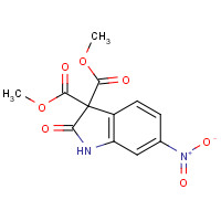 185433-47-0 dimethyl 6-nitro-2-oxo-1H-indole-3,3-dicarboxylate chemical structure