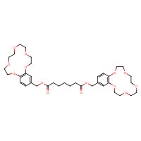69271-98-3 bis(2,5,8,11,14-pentaoxabicyclo[13.4.0]nonadeca-1(15),16,18-trien-17-ylmethyl) heptanedioate chemical structure
