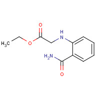 105234-33-1 ethyl 2-(2-carbamoylanilino)acetate chemical structure