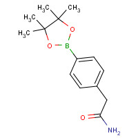 1082066-33-8 2-[4-(4,4,5,5-tetramethyl-1,3,2-dioxaborolan-2-yl)phenyl]acetamide chemical structure