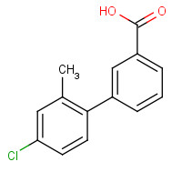 916220-05-8 3-(4-chloro-2-methylphenyl)benzoic acid chemical structure