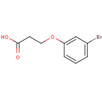 18386-03-3 3-(3-bromophenoxy)propanoic acid chemical structure