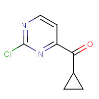 1312535-81-1 (2-chloropyrimidin-4-yl)-cyclopropylmethanone chemical structure