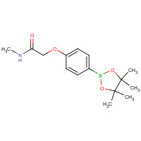 1415793-74-6 N-methyl-2-[4-(4,4,5,5-tetramethyl-1,3,2-dioxaborolan-2-yl)phenoxy]acetamide chemical structure