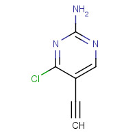 1392804-24-8 4-chloro-5-ethynylpyrimidin-2-amine chemical structure
