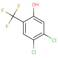 51571-02-9 4,5-dichloro-2-(trifluoromethyl)phenol chemical structure