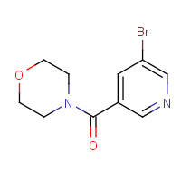 342013-81-4 (5-bromopyridin-3-yl)-morpholin-4-ylmethanone chemical structure