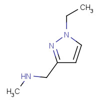 1002651-65-1 1-(1-ethylpyrazol-3-yl)-N-methylmethanamine chemical structure