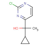 1312535-82-2 1-(2-chloropyrimidin-4-yl)-1-cyclopropylethanol chemical structure